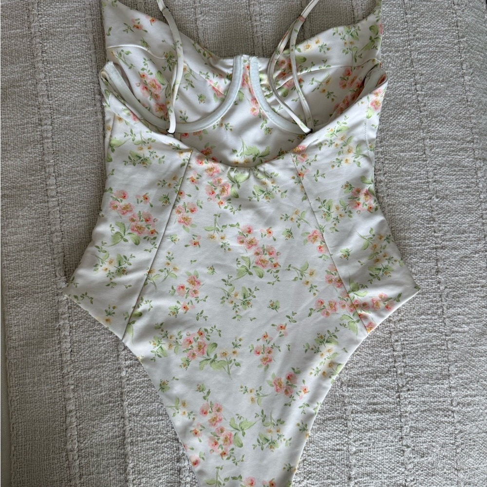 Skatie Floral One Piece Swimsuit - Picture 2 of 2
